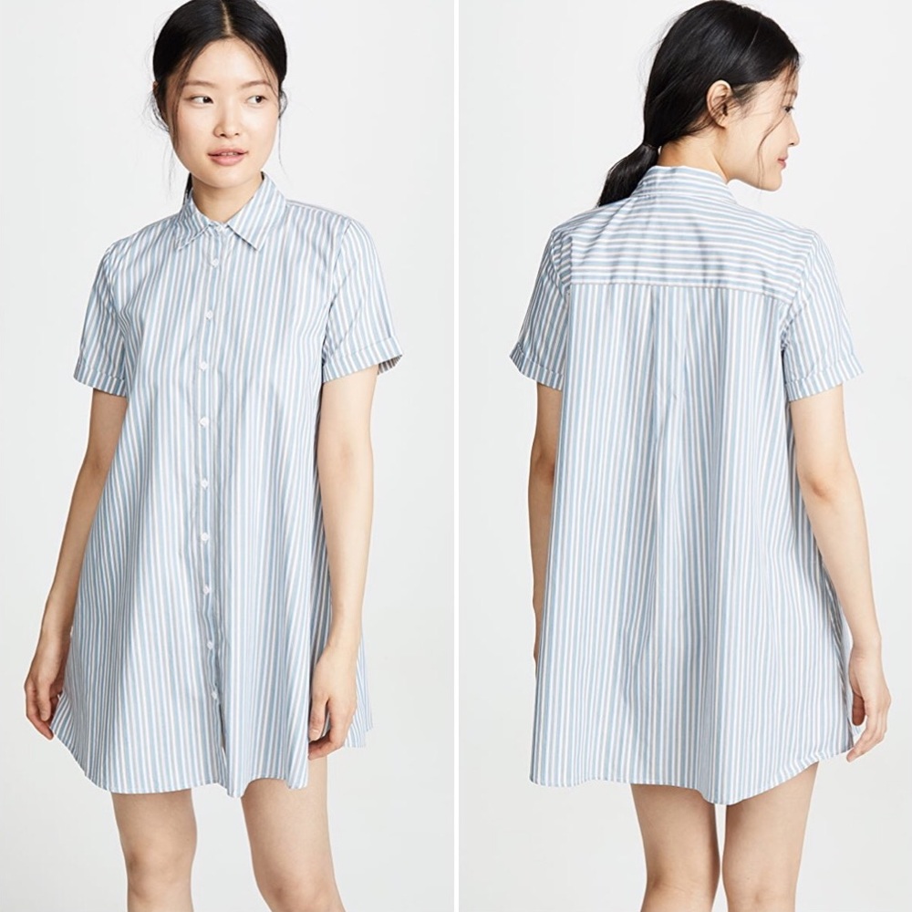 BB Dakota Stripe A Personality Shirt Dress